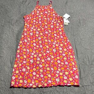 BP Pink and Orange Floral Dress
